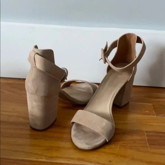 Madewell Regina Ankle-Strap Sandals in Sand Dune, Size 6.5 - Picture 7 of 9